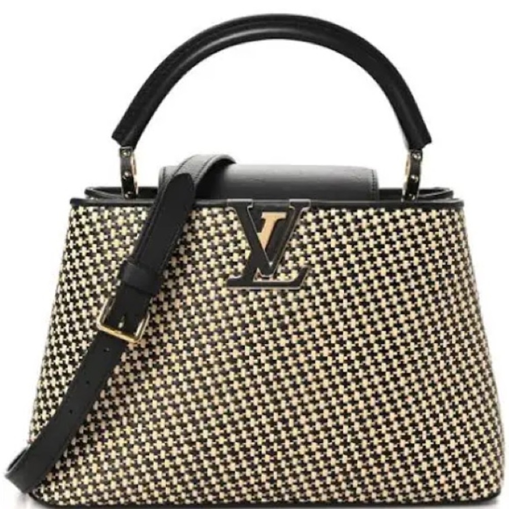 Louis Vuitton limited edition, Raffia Capucine size small